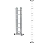4x6 ALDORR Home - Multi Purpose Ladder WITHOUT platform - 20'5"