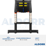 Telescopic ladder 10.5 ft – ALDORR Professional