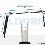 4×4 ALDORR Professional – Multi Purpose Ladder with platform – 15'1"