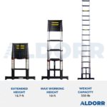 Telescopic ladder 15.7 ft – ALDORR Professional