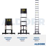 Telescopic ladder 17 ft – ALDORR Professional